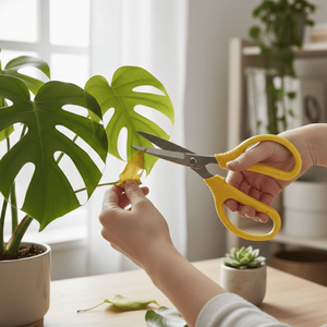 Tijeras de Jardinería de Acero con Alto Contenido de Carbono de 7 Pulgadas, con Empuñadura Antideslizante para Podar y Recortar (Mango de Plástico/Goma) - Product Image 1