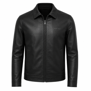 Veste de sécurité pour moto en cuir véritable de haute qualité, sur mesure, taille américaine, grande taille, unisexe, authentique OEM - Product Image 5