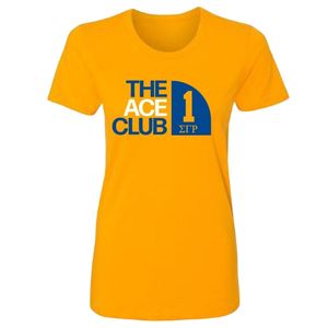 T-shirt personnalisé brodé du club Sigma Gamma Rho, tee-shirt de sororité grecque pour femmes, décontracté, en coton, à manches courtes, streetwear - Product Image 1