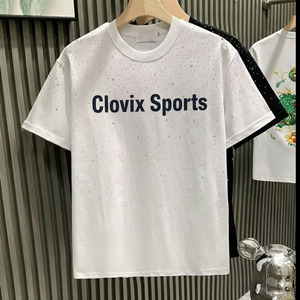 T-shirt à manches longues 100 % coton de haute qualité pour hommes, personnalisé par le fabricant OEM, séchage rapide, coupe décontractée oversize - Product Image 1