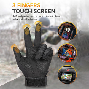 Guantes Tácticos Resistentes con Acolchado Duradero en la Palma para Trabajo al Aire Libre, Campamento, Senderismo y Actividades de Entrenamiento OEM - Product Image 5