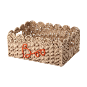 Handwoven Paper Rope <b>Baskets</b> for Storage Decorative Storage <b>Baskets</b> Halloween Boo <b>Gift</b> <b>Basket</b> from Vietnam - Product Image 1