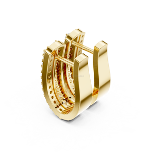 Maria Jewels 10K Gold Moissanite Stud Pendientes para Mujeres para mujeres - Product Image 6