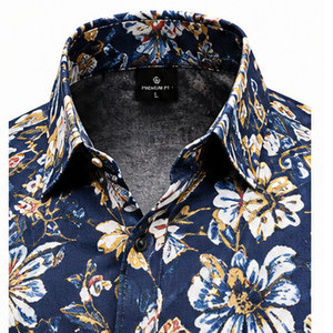 เสื้อมีสไตล์สำหรับผู้ชายเสื้อพิมพ์ลายใส่ได้ทุกวันพร้อมวัสดุพรีเมี่ยมและเสื้อเชิ้ตพิมพ์ลายทันสมัยหรูหรา - Product Image 3