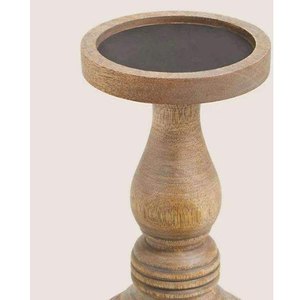Wholesale Eco-Friendly Polished <b>Wooden</b> Figurine Modern Round and <b>Square</b> Pillar for Stylish Home Decoration - Product Image 2