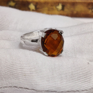 Citrine Yellow Topaz Gemstone <b>Ring</b> Handmade <b>925</b> <b>Silver</b> <b>Ring</b> Jewelry Women Statement <b>Ring</b> - Product Image 4