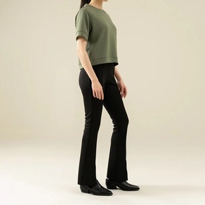 T-shirts d'été en fibre de bambou pour femmes, personnalisables avec logo, respirants, OEM, blancs, à manches courtes - Product Image 6