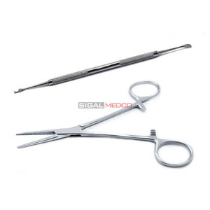 Limpiador de Oídos para Perros y Gatos, Juego de 2 Piezas, Removedor de Pelo, Pinzas Veterinarias, Raspador de Sarro, Aseo Profesional para Mascotas, Acero Inoxidable - Product Image 6