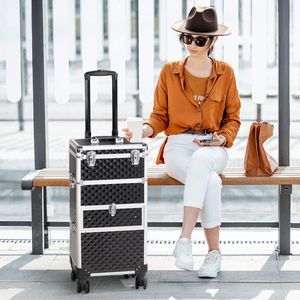 FCH 2-in-1 LED 3-Color Changing Light USB Dual Port Dual Wire Slide Rail Front Drawer Flat Left Drawer Makeup Organizer - Product Image 1