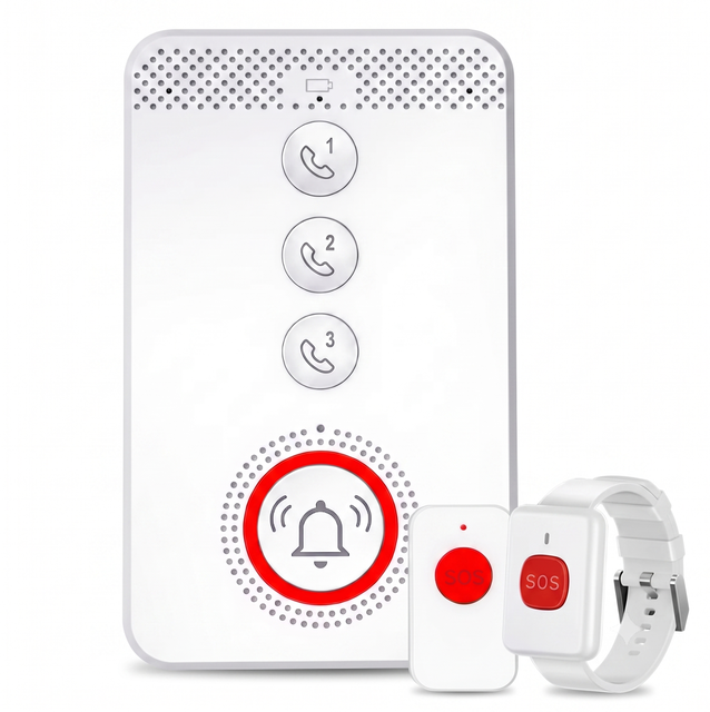 4G LTE Smart Medical Alert Panel Wireless SOS Call Button System for Elderly Hospital Patient Emergency Alarm Intercom Host
