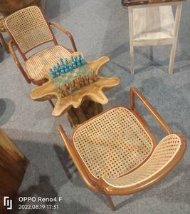 Oferta Especial 2026: Juego de Mesa y Sillas de Diseño Moderno, Natural y Minimalista para Terraza y Sala de Estar, Estilo Deportivo Original, Mesa de Ajedrez - Product Image 6