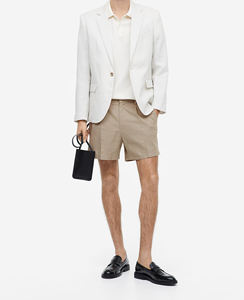 กางเกงยีนส์ขาสั้นทรงหลวมสีดำ ดีไซน์สี่กระเป๋า ราคาขายส่ง รับทำโลโก้ ใส่สบาย ไซส์มาตรฐานสำหรับผู้ชาย - Product Image 1