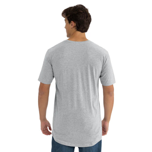 Camiseta Larga de Algodón Premium para Hombre, Cuello Redondo, Manga Corta, Estilo Casual Urbano, para Prendas Personalizadas - Product Image 2