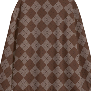 Cardigan en laine/cachemire épais tricoté losanges pour femme, collection Hiver 2026 – Style vintage, manches longues, boutonné, décontracté et chic - Product Image 4