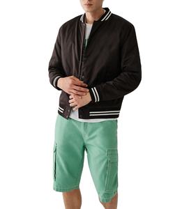 Chaqueta Universitaria de Satén de Moda para Hombre, Chaqueta Universitaria de Satén Personalizada de Alta Calidad, Chaqueta Universitaria de Baloncesto para Hombre - Product Image 1