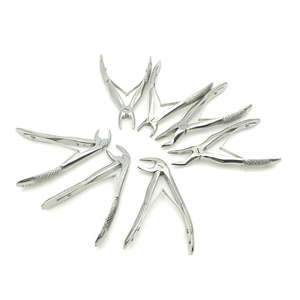 Kit de Herramientas de Laboratorio Dental de Ortodoncia, 7 Piezas, Acero Inoxidable, Fórceps de Extracción Dental para Niños, Manual, Básico, Quirúrgico - Product Image 3