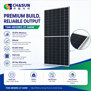 Paneles Solares <span class=keywords><strong>Trina</strong></span> Vertex N-Type de <span class=keywords><strong>415</strong></span>-440W, Totalmente Negros, de Primera Calidad, Módulo Fotovoltaico de Alta Eficiencia, Garantía de 25 Años, Stock en la UE para el Hogar - Product Image 4