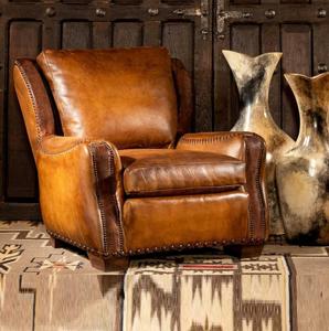 Sofá Esquinero en Forma de L de Cuero Marrón Caramelo, Estilo Clásico Moderno, Sillón Individual, Tapicería Premium, Ajustable, Decorativo - Product Image 1