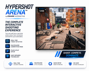 Mur de tir interactif Eshark – Système de jeu de tir au laser pour centres commerciaux et zones de jeux - Product Image 5