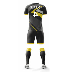 Design Football Uniform Wholesale Soccer Kits Men's Adult Clothes Quick Dry Solid Color Soccer Uniform Matching Set <b>Athletic</b> - Product Image 6