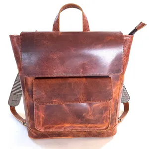 Kapasiteli taşınabilir özel erkek deri sırt çantası özel erkek deri sırt çantası, CRUNCH deri sırt çantası, deri sırt çantası erkekler