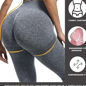 Leggings taille haute pour femmes, longueur intégrale, imprimés, extensibles, pour le yoga et l'entraînement, effet push-up, style sportif, toutes saisons - Product Image 6