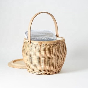HNH Craft Hot Sale Handmade Rattan <b>Picnic</b> <b>Basket</b> Set Factory Direct Wholesale with Custom Packaging Vietnam OEM Customization - Product Image 2