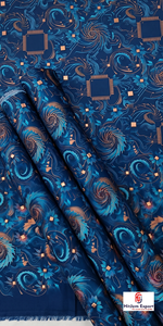 Soft Lightweight Polyester Fabric with Custom Digital Prints for Garments Dresses and Home Decor Textiles - Product Image 6