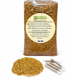 Livewell Nutrition Focus - Mezcla Herbal Orgánica para Fumar, 200 g, Alternativa a los Cigarrillos Sin Tabaco - Product Image 2