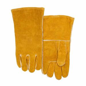 Gants de soudure en cuir de vachette pleine fleur de qualité supérieure, résistants à l'abrasion, à la chaleur et au feu, pour la lutte contre les incendies - Product Image 1