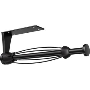 Portarotolo da Cucina Sottopensile a Manovra Unica, Montaggio a Parete con Effetto Ammortizzante, Autoadesivo, Senza Foratura, Accessorio da Cucina - Product Image 1