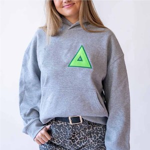 Sororité personnalisée Theta |   Sweat à capuche unisexe en molleton imprimé et brodé Delta Tackle Twill, hiver, OEM, vêtements à lettres grecques - Product Image 1
