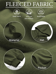Sudadera Unisex para Uso Diario con Puños Acanalados, Bolsillo Frontal y Mezcla de Algodón Cómoda - Product Image 6