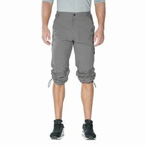 Pantalon cargo homme en toile légère, coupe slim, tendance, confortable, décontracté, taille élastique - Product Image 6