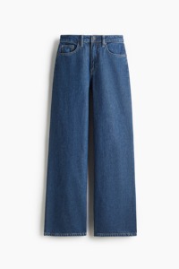 Jeans de Mezclilla de Cintura Alta y Pierna Recta para Mujer, Pantalones Casuales de Algodón de Lavado Medio, Color Sólido, Corte Regular, Estilo Otoñal - Product Image 6