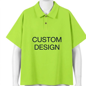 Polo décontracté pour homme en coton 100% anti-boulochage, couleur unie, personnalisable avec votre logo de marque, vente en gros - Product Image 3
