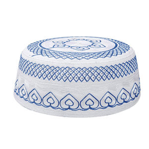Chapeau de prière ethnique respirant de haute qualité avec logo personnalisé, adapté à toutes les saisons, prix d'usine, vente chaude, OEM/ODM brodé - Product Image 3