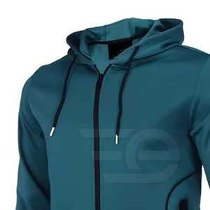 Conjunto Deportivo Informal con Capucha para Hombre, Ropa Deportiva de Invierno, Cierre con Cordón, Transpirable, Ecológico, para Gimnasio, Fitness y Actividades al Aire Libre - Product Image 5
