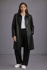 Womens Genuine <b>Leather</b> Jacket 100% Sheep Skin <b>Leather</b> with Shiny Zipper Stylish Biker Jacket - Product Image 4