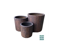 Pots à fleurs en fibre de verre de haute qualité avec revêtement en poudre, design durable et écologique pour la décoration de la maison et du jardin