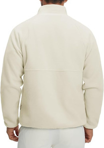 Softshell <b>jacket</b> <b>Men's</b> <b>jacket</b> Premium <b>Men</b>’s Cream Sherpa Fleece <b>Jacket</b> with Contrast Teal Utility Chest Pocket and Vibrant - Product Image 3