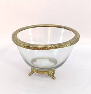 ชามเสิร์ฟทองแดงทำด้วยมือธีมดอกไม้แฟนซีเป็นมิตรต่อสิ่งแวดล้อมถ้วยเสิร์ฟทองแดงแบบอินเดีย - Product Image 4