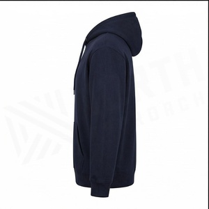 เสื้อฮู้ดผู้ชาย North Approach สีกรมท่า ผ้าฝ้ายเฟรนช์เทอร์รี่ มีกระเป๋าหน้า สวมใส่สบายๆ สำหรับฤดูใบไม้ร่วง - Product Image 3
