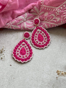 Pendientes de Cuentas Bordadas a Mano, Coloridos, Estilo Boho Chic, Joyería Moderna para Mujer - Product Image 5