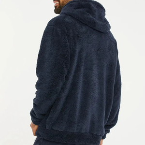 Sweat à capuche zippé décontracté 100 % coton de bonne qualité pour homme, chaud pour l'hiver, logo personnalisé, MOQ 2 pièces - Product Image 4