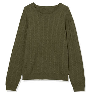 <b>Mens</b> Jacquard <b>Sweater</b> Crew <b>Neck</b> Full Sleeve Knit Winter <b>Sweater</b> Warm Breathable Soft Anti Pilling Fashion <b>Sweater</b> Custom Logo - Product Image 3