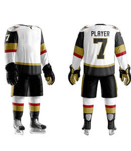 Uniforme de Hockey sobre Hielo 7V7 Más Vendido de Fábrica 2026 - Novedad de Moda 100% Poliéster con Color y Logotipo Personalizables OEM - Product Image 1