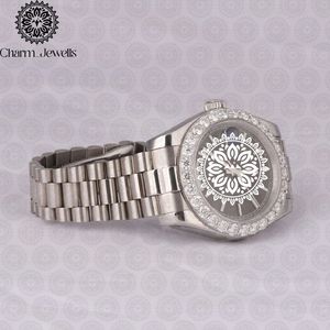 Reloj de Lujo para Hombre Charm Jewells, Acero Inoxidable, Esfera de 40 mm, Cristal, Movimiento Mecánico Analógico, Resistencia al Agua de 10 Bares, Fecha Automática - Product Image 4