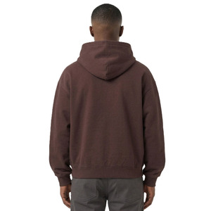 Full Zip Cotton Fleece Hoodies Oversized Streetwear Zipper Hoodie Loose Fit Custom Logo Hoodies Bulk Manufacturing Low MOQ - Product Image 4