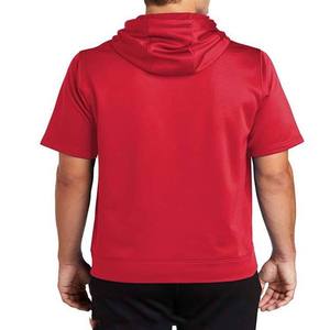 Sudadera con Capucha Extra Grande de Algodón Casual para Hombre, Manga Corta, Bordada, con Estampado Personalizado, Ecológica, Transpirable y de Secado Rápido - Product Image 3